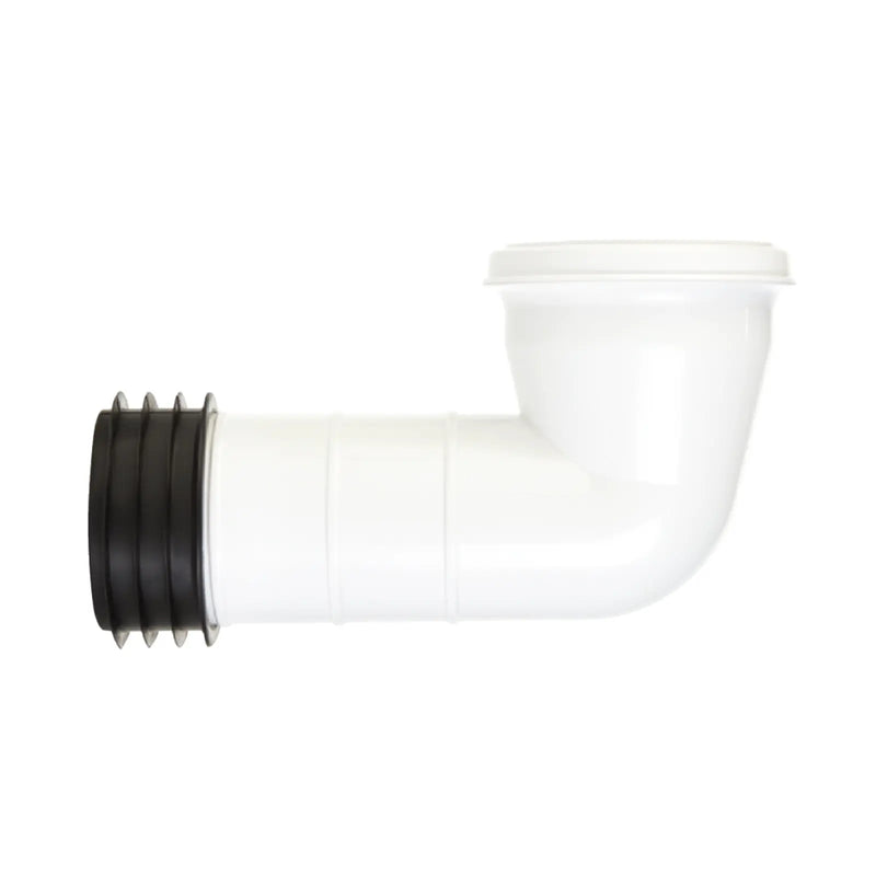 Securplumb Bent W/C Pan Connector