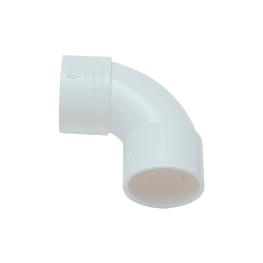 Davant Solvent Weld Swept Bend 92.5° White 40mm