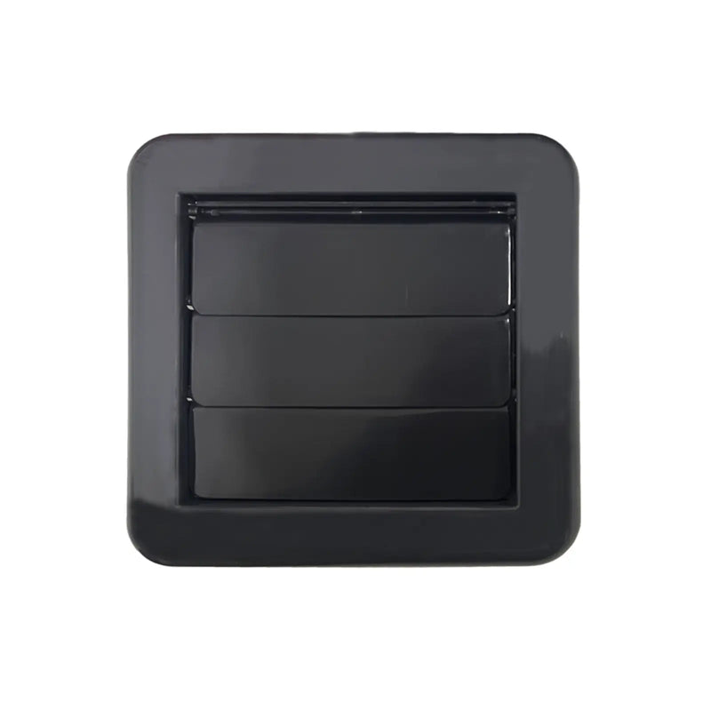 Securlec External Gravity Flap Grey 100mm 4"