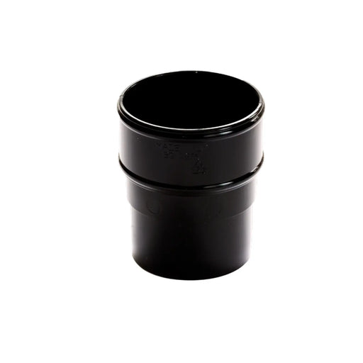 Kayflow Rainwater Round Pipe Connectors Black 68mm