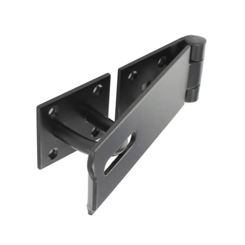 Securit HD Safety Hasp & Staple Black 190mm