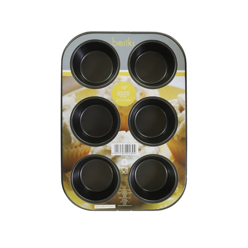 Basiks 6 Cup Muffin Pan