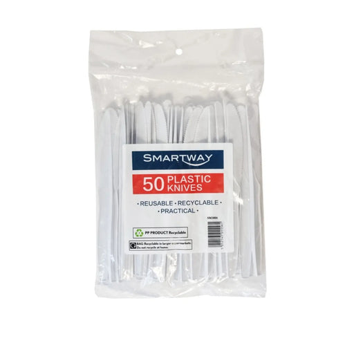 Smartway Plastic Knives Pack 50