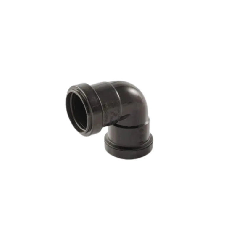 Davant Push Fit Knuckle 90° Bend Black 32mm