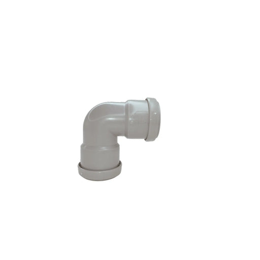 Davant Push Fit Knuckle 90° Bend Grey 32mm