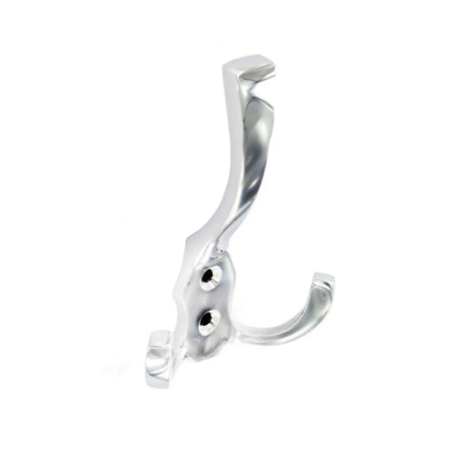 Securit Chrome Triple Coat Hook 125mm