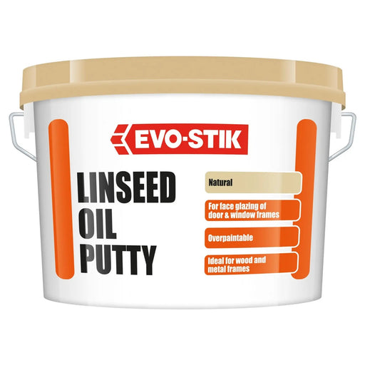 Evo-Stik Multi-Purpose Linseed Oil Putty 2kg Natural