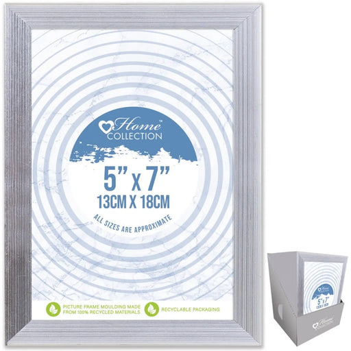 Stax I G Design Cambridge Silver Frame With Glass 5 x 7"