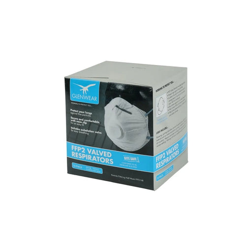 Glenwear FFP2 Valved Respirator Pack Of 10