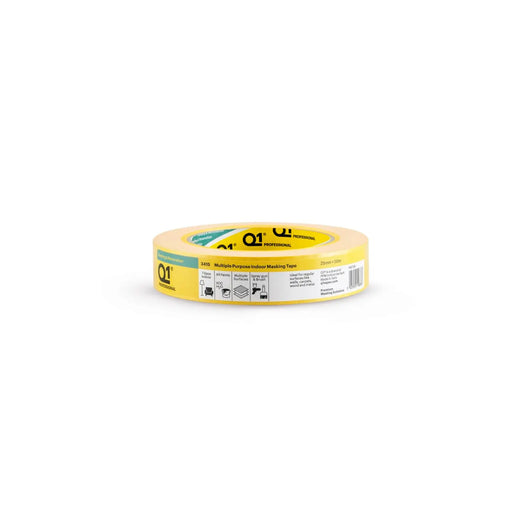 Q1 Multi Purpose Indoor Masking Tape 25mm x 50m