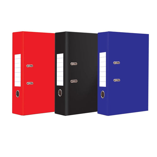 Stax I G Design Lever Arch File Red, Black or Blue