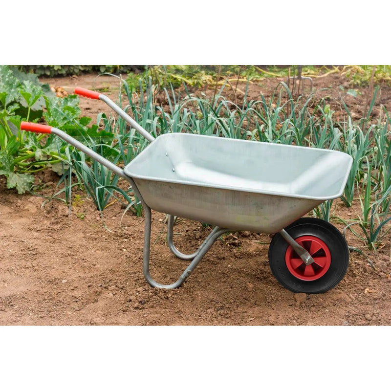 Ambassador Boxed Galvanised Wheelbarrow 85L