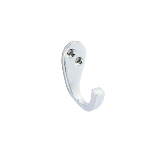Securit Victorian chrome robe hook 50mm - Pack of 2