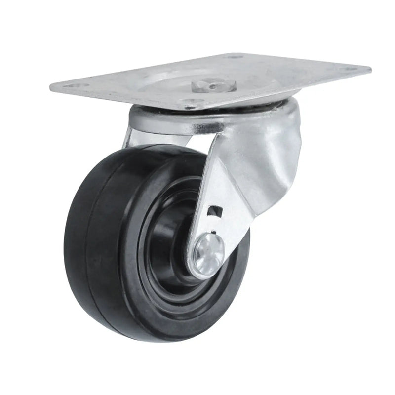 Smiths Ironmongery Swivel Castor Rubber Wheel 75mm