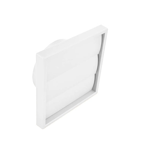 Securit Gravity Wall Flap Outlet 100mm White