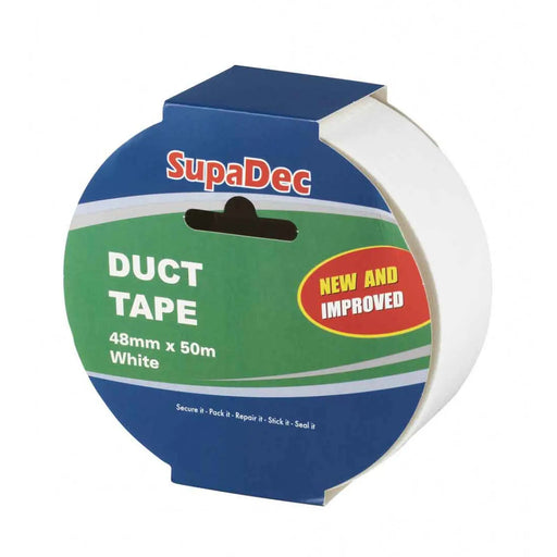 SupaDec 50m Duct Tape White