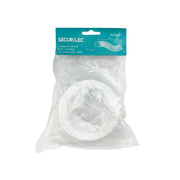 Securlec White PVC Flexible Ducting 1m x 100mm 4"
