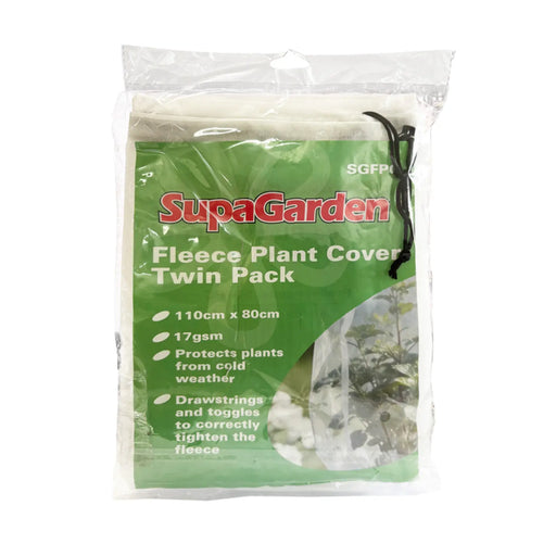 SupaGarden Fleece Plant Cover Twin Pack