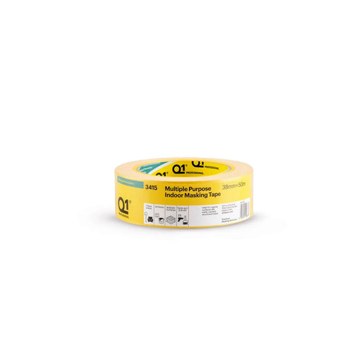 Q1 Multi Purpose Indoor Masking Tape 38mm x 50m