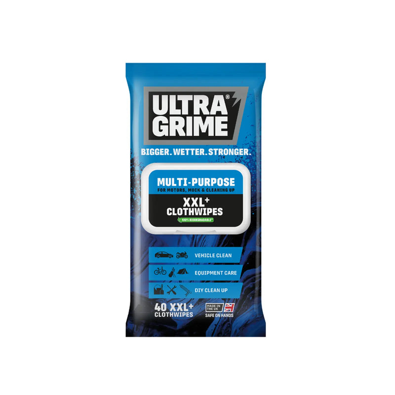 Ultragrime Life Multi Purpose Original Cloth Wipes XXL 40 Pack