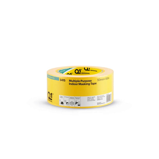 Q1 Multi Purpose Indoor Masking Tape 50mm x 50m