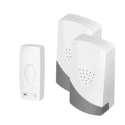 Securlec Plug-In Wireless Doorbell & 2 Chimes 100m