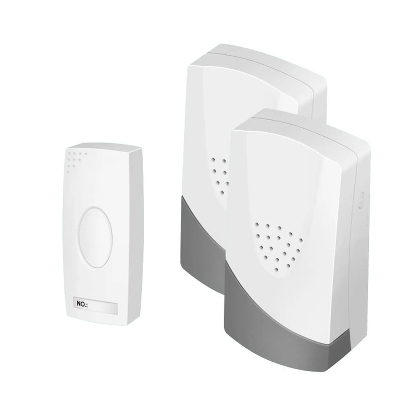 Securlec Plug-In Wireless Doorbell & 2 Chimes 100m