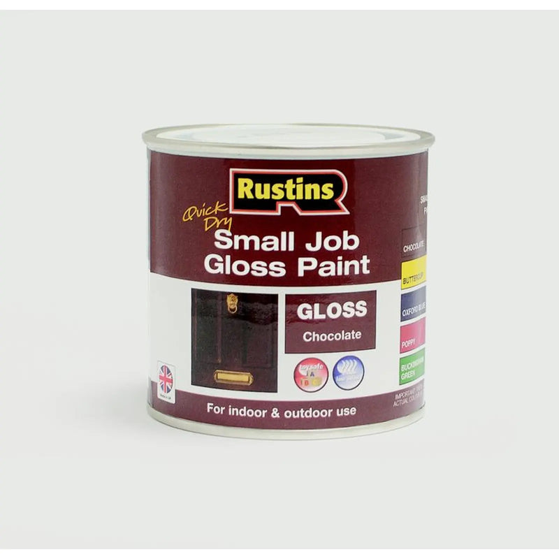Rustins Quick Dry Small Job Gloss 250ml Chocolate