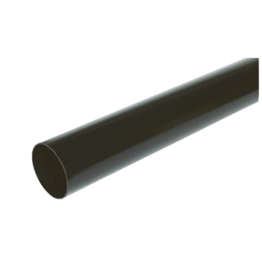 Kayflow Rainwater Round Downpipe Black 2.5m x 68mm