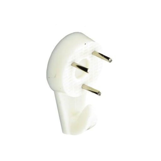 Securit Hard Wall Picture Hooks White (3) 30mm
