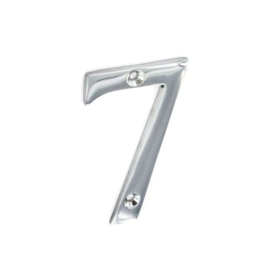 Securit Chrome Numeral 75mm 7
