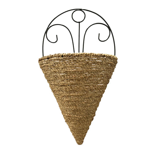 Ambassador Semi Conical Iron Wall Basket 10"