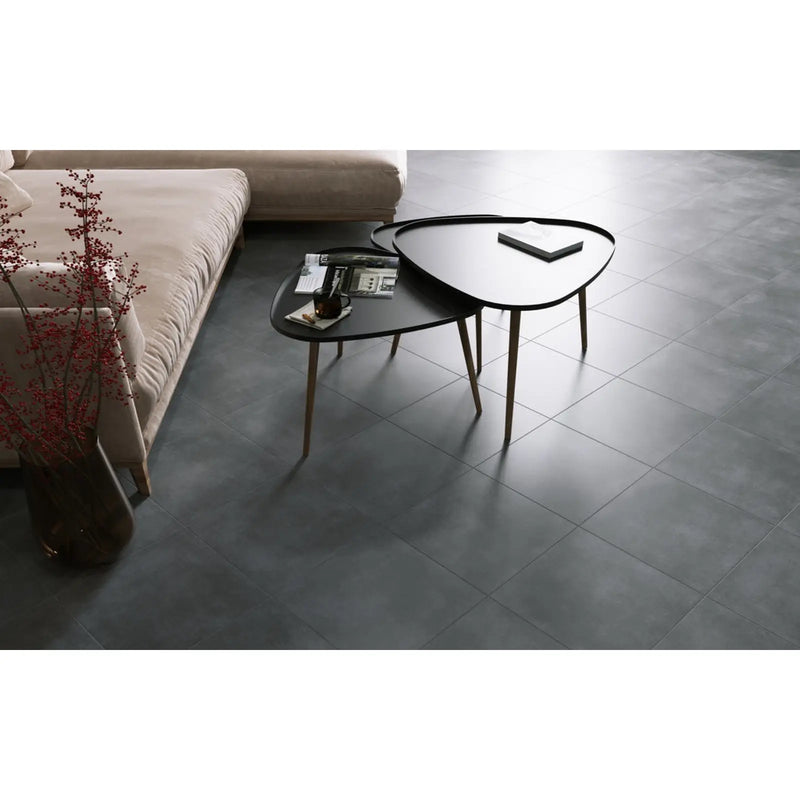 Golden Tile Porcelain Floor Tile 400 x 400 x 7mm Lofty Anthracite 1.12m2
