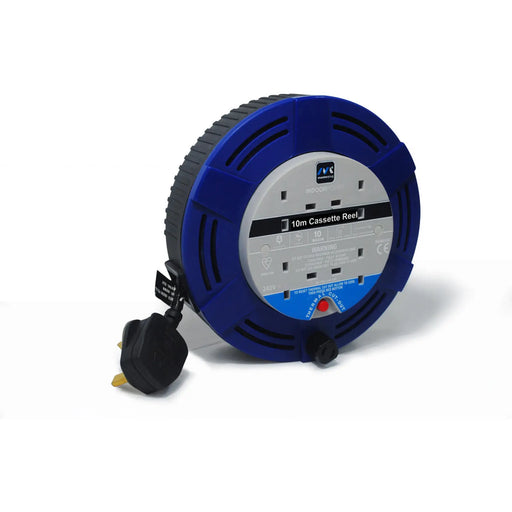 Masterplug 10m, 4 Gang, 10 Amp Cable Reel