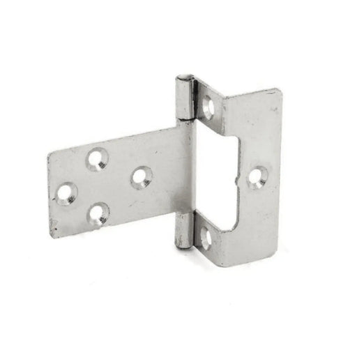 Securit Flush Hinges 5/8" Cranked Zinc Plated (Pair) 50mm