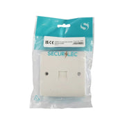 Securlec 1 Gang Telephone Socket Master Round Edge
