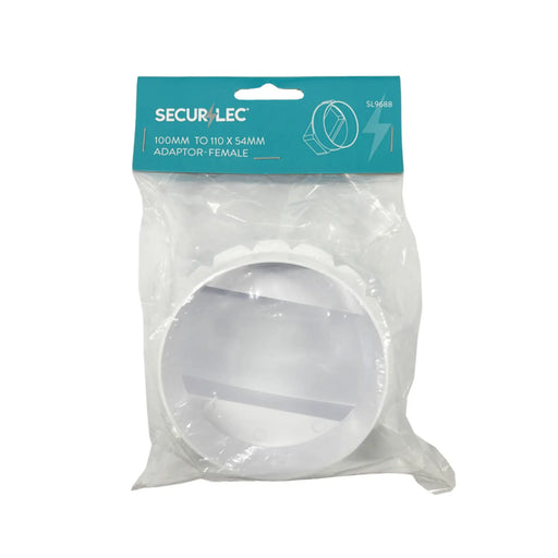 Securlec Adaptor Female 100mm To 110 x 54mm 4"