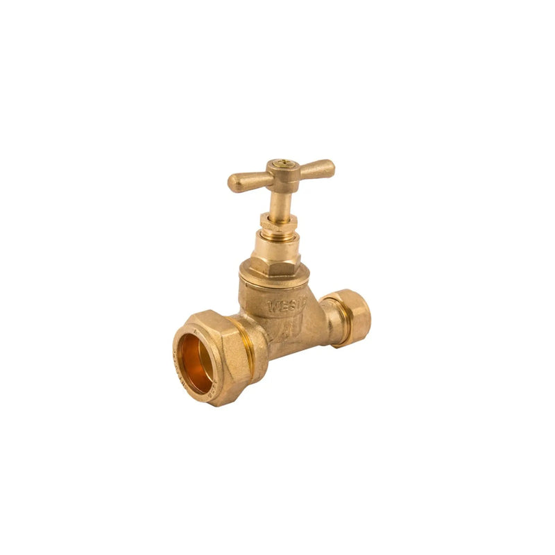 Securplumb Brass Poly Stopcock 15x25