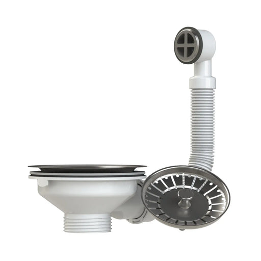 Viva Basket Strainer Waste With Overflow 40mm