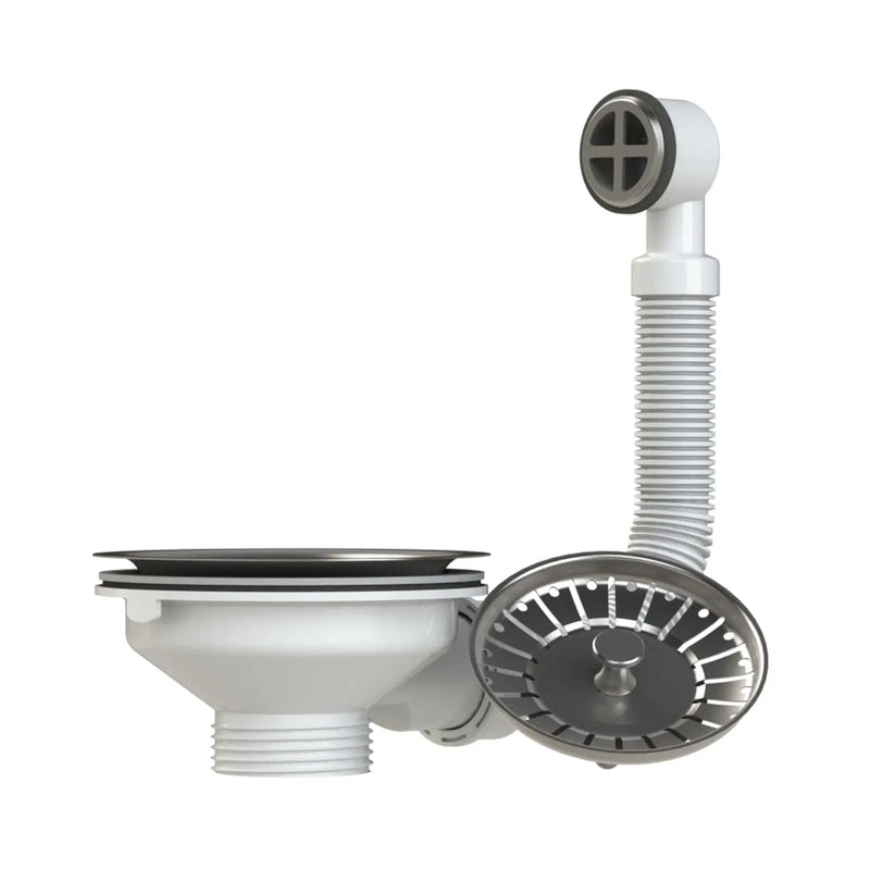 Viva Basket Strainer Waste With Overflow 40mm