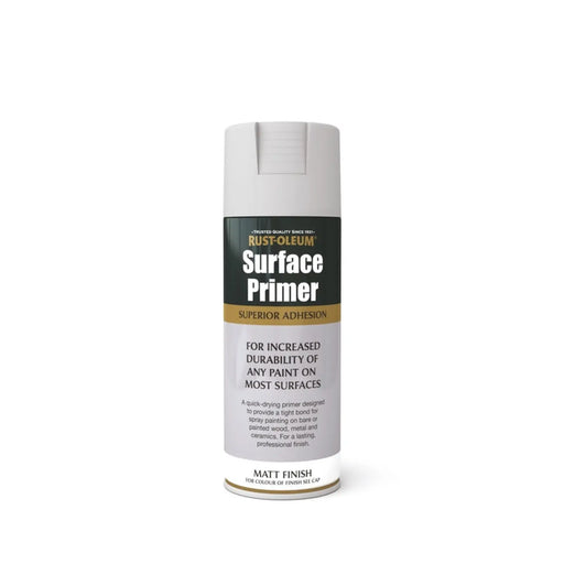Rustoleum Surface Primer Aerosol 400ml Grey Matt