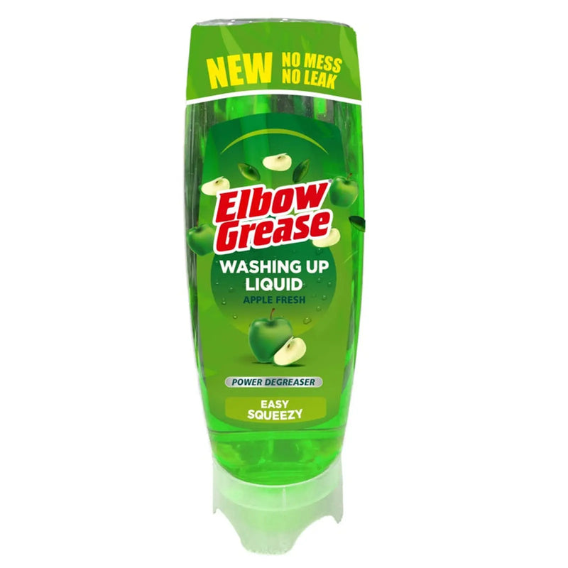 Elbow Grease Washing Up Liquid 450ml Apple Fresh