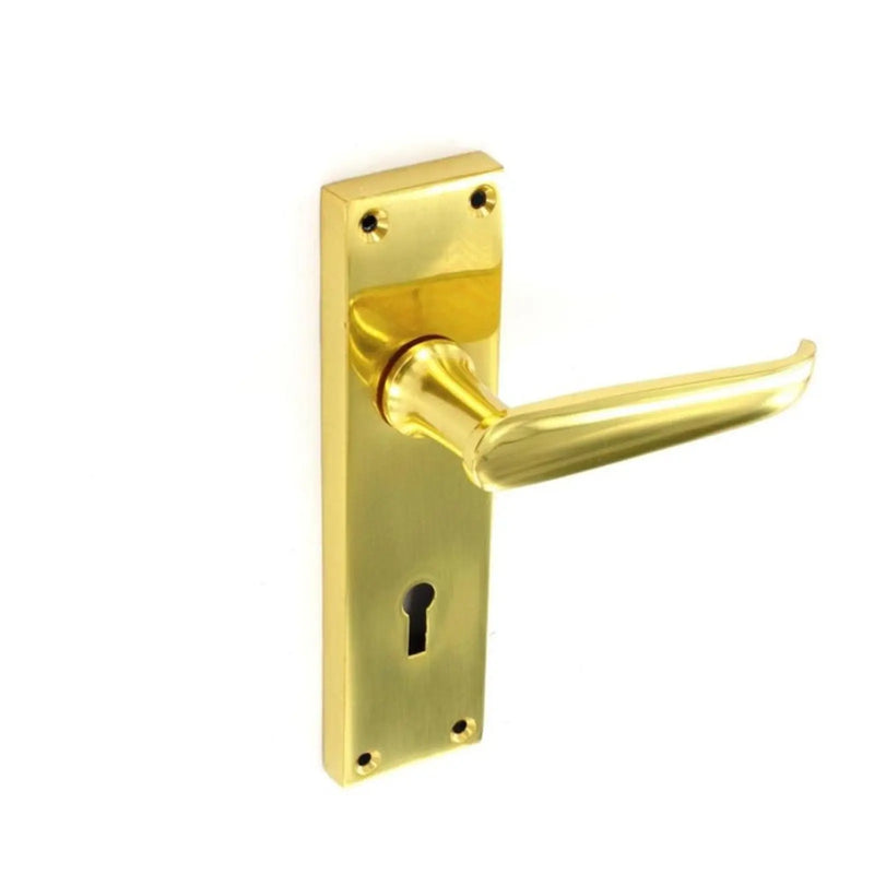 Securit Victorian lock handles (Pair) 155mm
