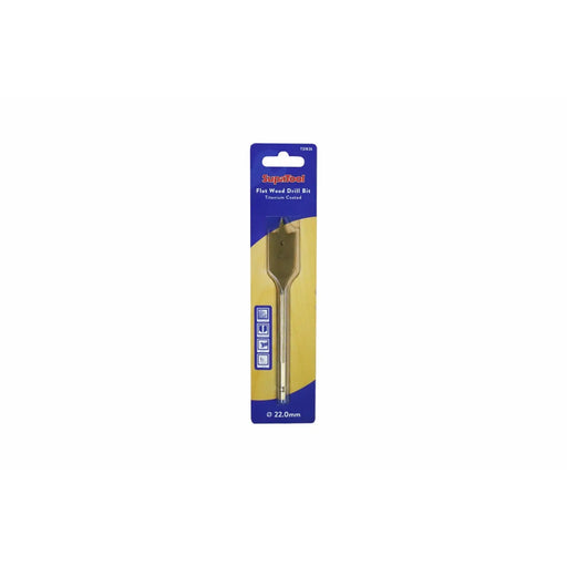 SupaTool Titanium Coated Flat Wood Drill Bits 22mm