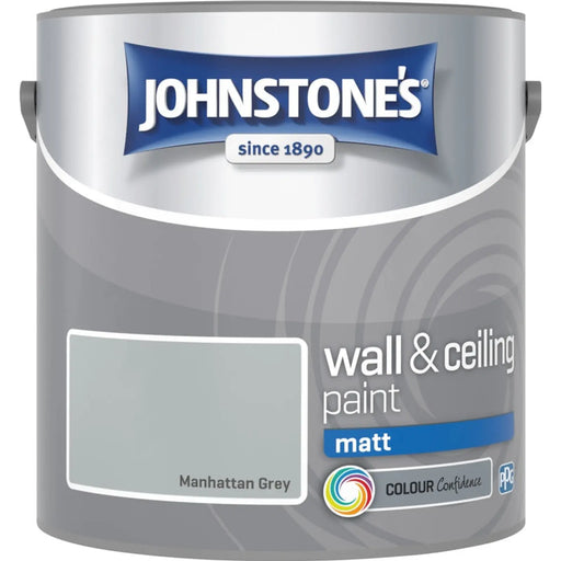 Johnstone's Wall & Ceiling Matt 2.5L Manhattan Grey