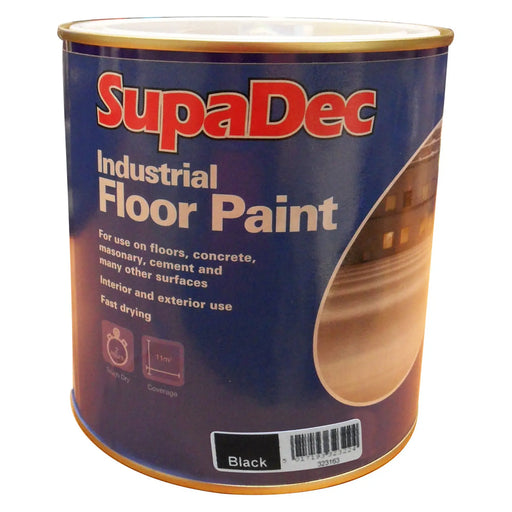 SupaDec Industrial Floor Paint 1L Black