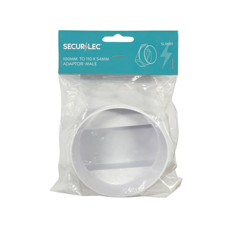 Securlec Adaptor Male 100mm to 110 X 54mm 4"