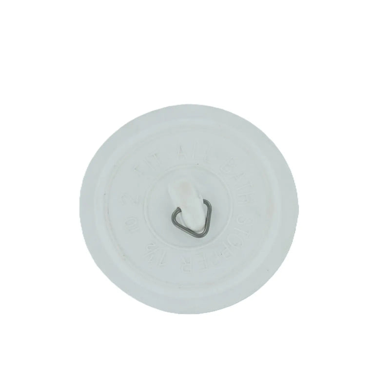 Securplumb Self Park White Rubber Bath Single
