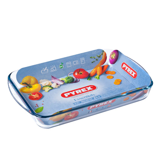 Pyrex Essentials Rectangular Roaster 40x20cm