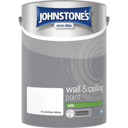 Johnstone's Wall & Ceiling Silk 5L Brilliant White